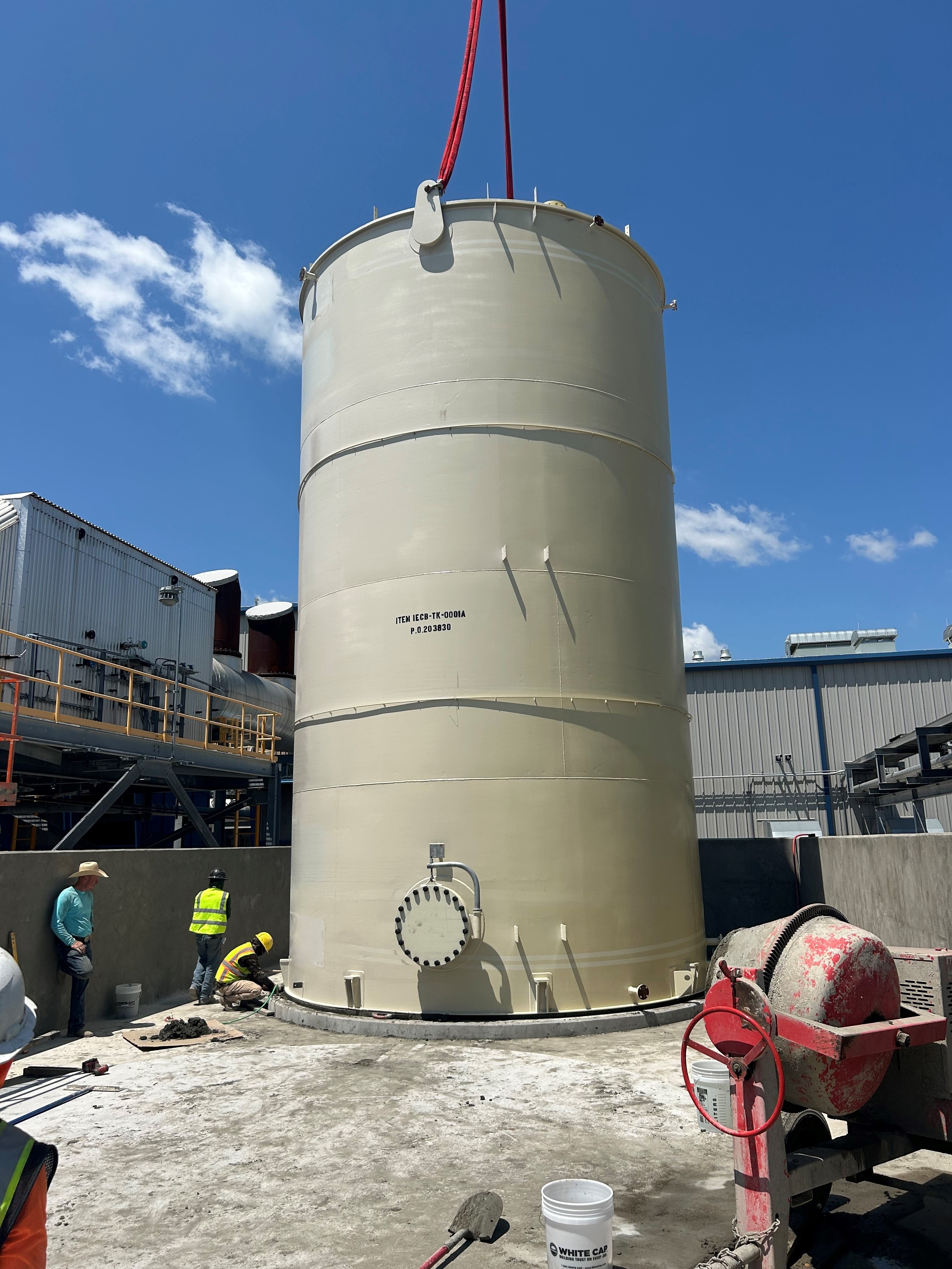 Denton API tank fabrication